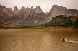 Liujiaxia Reservoir Canyon Lanzhou Gansu Province China (William Perry/iStockphoto/Thinkstock) Liujiaxia Reservoir Canyon Lanzhou Gansu Province China (William Perry/iStockphoto/Thinkstock)