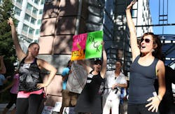 Activists protest fracking in California (Photo credit: Justin Sullivan/Getty Images North America/Thinkstock Activists protest fracking in California (Photo credit: Justin Sullivan/Getty Images North America/Thinkstock