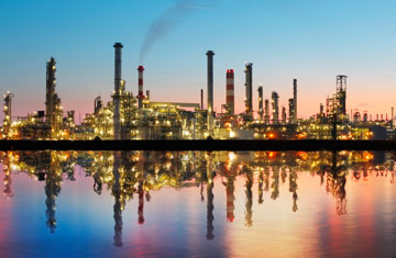 oil refinery