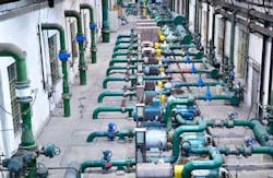 sewage plant sewage plant