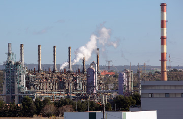 oil refinery