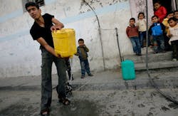 water crisis in Gaza Warrick Page/Getty Images Europe/Thinkstock