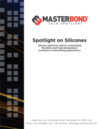 Master Bond: Spotlight on Silicones