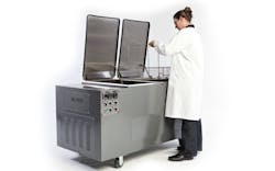 Ultrasonic systems use vibrating molecules with a non-toxic solution to do their cleaning. Ultrasonic systems use vibrating molecules with a non-toxic solution to do their cleaning.