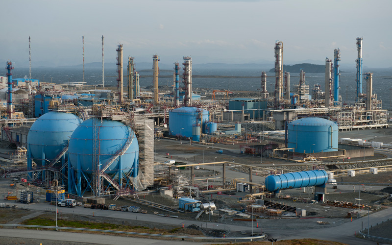 K&aring;rst&oslash; processing facility (photo courtesy ABB)
