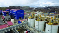 Volcan recently built its first silver leaching and smelting plant.