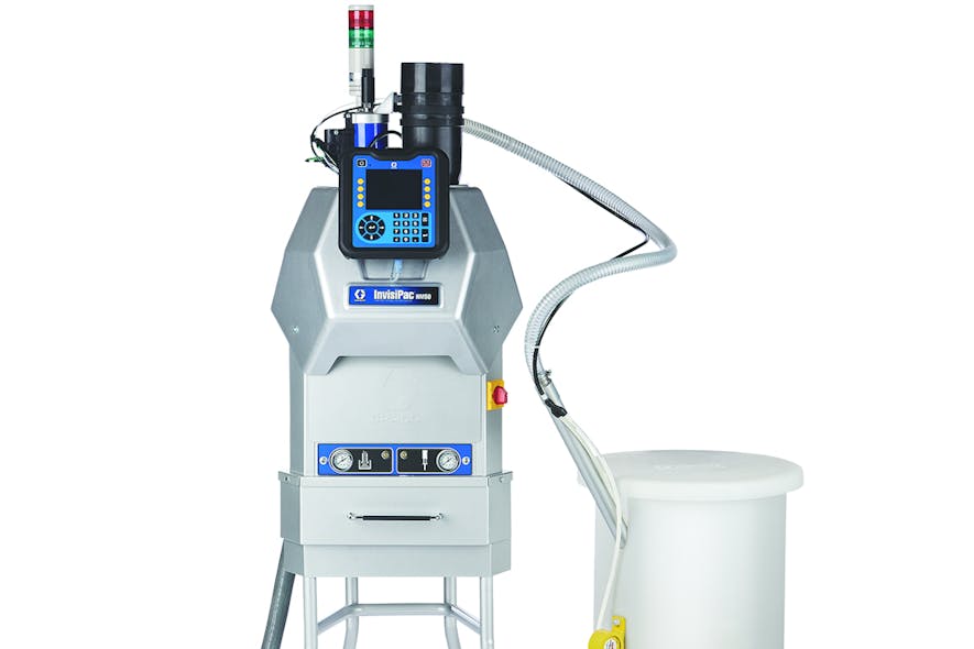 Tank-free systems use a vacuum feed to draw adhesive pellets into heating chambers.