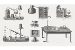 The chemical engineering industry, like its equipment, has changed much in the past 100 years. Image courtesy of ZU_09/iStock.