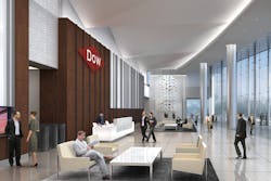 Dow Corporate Headquarters New Campus Lobby Dow Corporate Headquarters New Campus Lobby