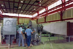 Coney Island Wastewater Treatment Plant employees work with less noise in the blower room after an acoustic solution was installed. All images courtesy of Eckel. Coney Island Wastewater Treatment Plant employees work with less noise in the blower room after an acoustic solution was installed. All images courtesy of Eckel.