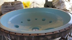 Figure 1. Belzona 1593 applied. All images courtesy of Belzona Figure 1. Belzona 1593 applied. All images courtesy of Belzona