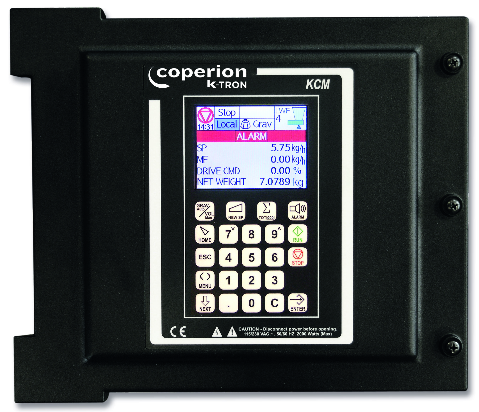 The control system signifies that something is wrong but not what is causing the problem. Courtesy of Coperion K-Tron