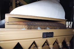Gravity separator separating copper from insulation. (Courtesy Triple/S Dynamics) Gravity separator separating copper from insulation. (Courtesy Triple/S Dynamics)