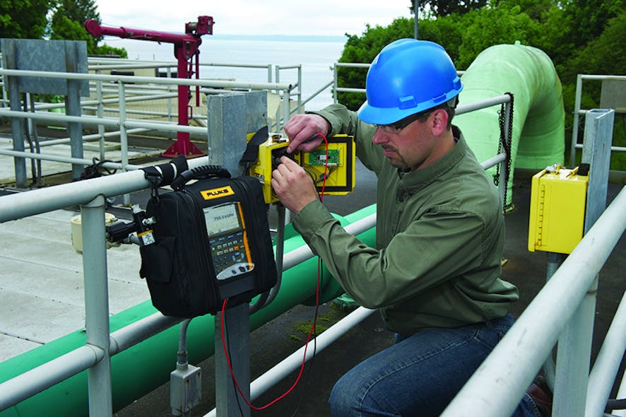 Calibration is typically performed either where the device is loacted (in situ calibration) or in an instrument shop. Photo courtesy of Fluke Corporation