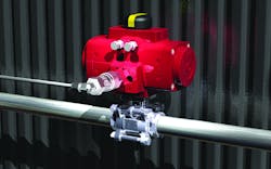 FireChek-equipped, pneumatically actuated valve. All images courtesy of Assured Automation. FireChek-equipped, pneumatically actuated valve. All images courtesy of Assured Automation.