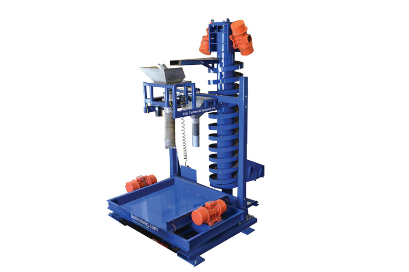 Drum filler with spiral. All graphics courtesy of Erie Technical Systems Inc.