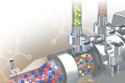 Mix-order control manages the shear and blending of multiple feed materials. All graphics courtesy of Bematek Mix-order control manages the shear and blending of multiple feed materials. All graphics courtesy of Bematek