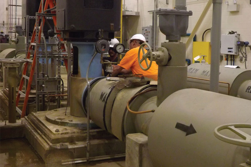 Image 1. A surface-mounted vertical pump with a top-pedestal-bolted motor. All graphics courtesy of EASA