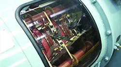 Typical slip rings in a motor