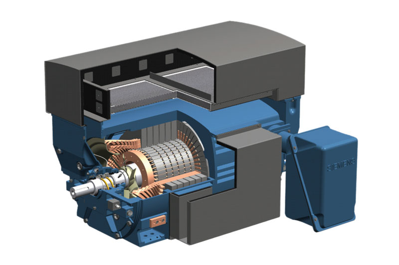 Cutaway of a motor sleeve bearing | Graphic courtesy of Siemens