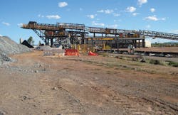 A large conveyor for bulk material handling. (Courtesy of Amin Almasi) A large conveyor for bulk material handling. (Courtesy of Amin Almasi)