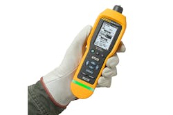 This vibration meter was designed to check bearings and overall vibration levels. Image courtesy of Fluke Corporation