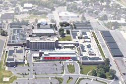 Ariel view of Campbell Soup Company. Image courtesy of Campbell Soup Company