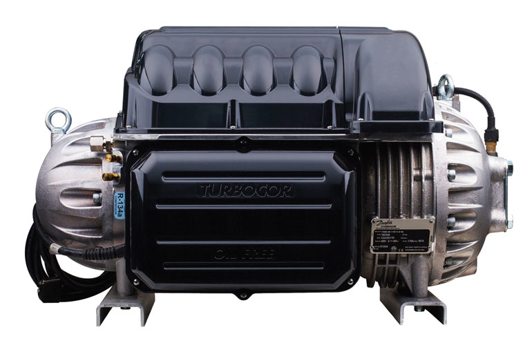 Centrifugal compressor. All images courtesy of Danfoss Turbocor Compressors Inc.