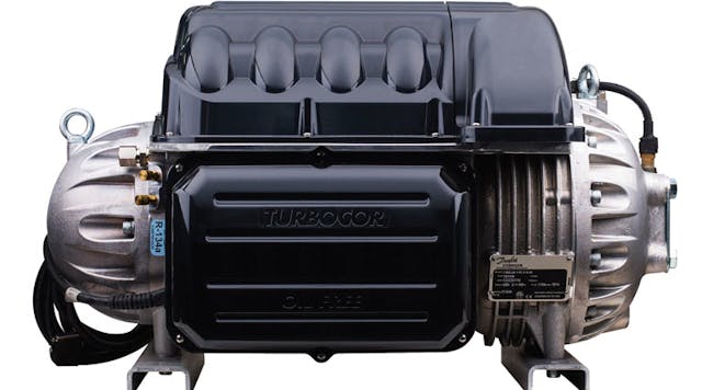 Centrifugal compressor. All images courtesy of Danfoss Turbocor Compressors Inc.