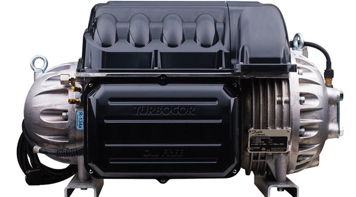 Centrifugal compressor. All images courtesy of Danfoss Turbocor Compressors Inc.
