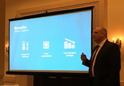 Axel Lorenz, head of Process Automation for Siemens, discusses what’s new in process automation during a press briefing about Siemens’ PCS 7 V 9.0 distributed control system at Automation Summit 2017. Axel Lorenz, head of Process Automation for Siemens, discusses what’s new in process automation during a press briefing about Siemens’ PCS 7 V 9.0 distributed control system at Automation Summit 2017.