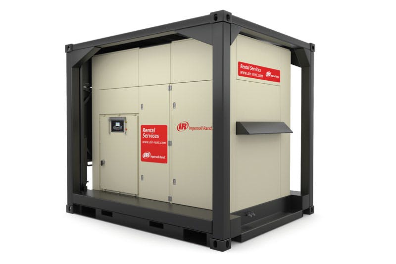 Air compressor rentals allow manufacturing plants to access reliable, temporary compressed air to keep production and critical processes continuously up and running. Image courtesy of Ingersoll Rand Compression Technologies and Services