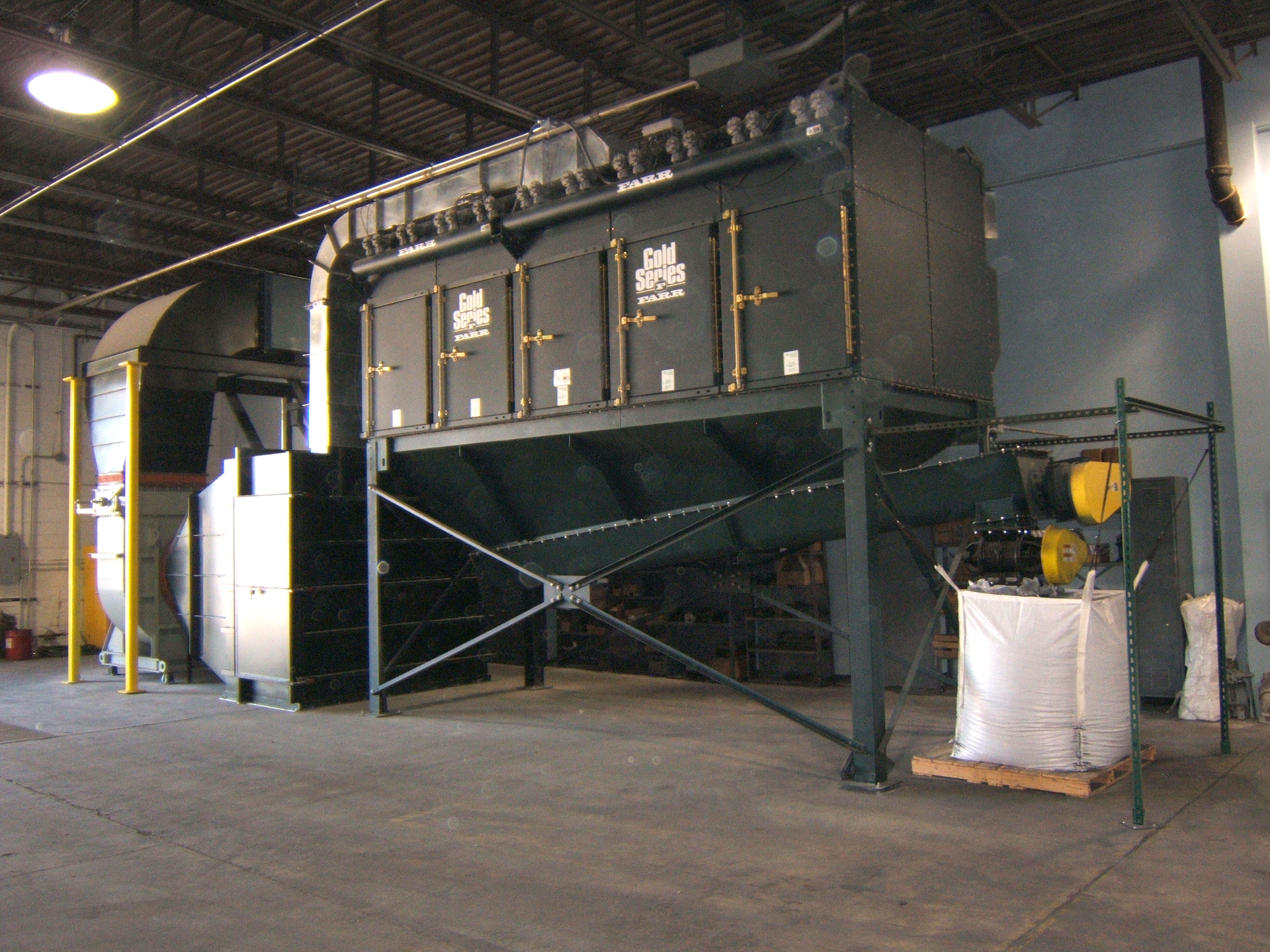 Industrial dust collectors play a crucial role in keeping employees and the working environment as safe as possible, and meeting regulatory compliance. Image courtesy of Camfil APC