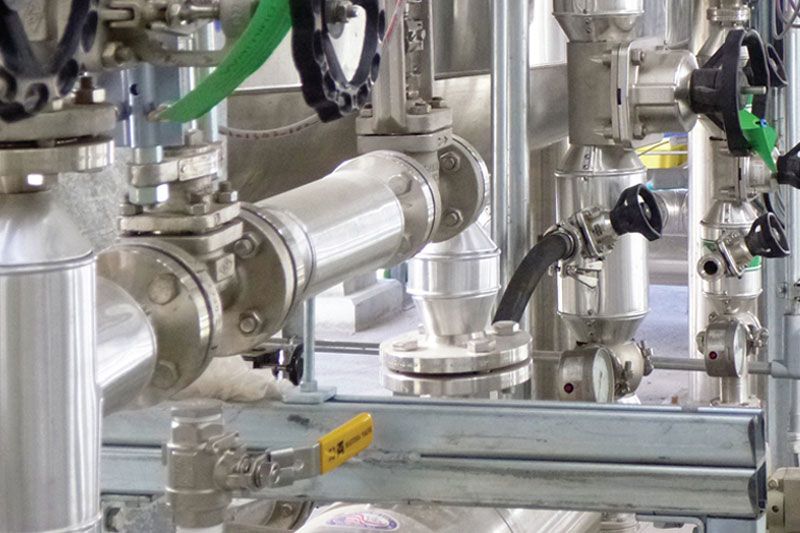 Image 1. In the life sciences industries, just getting to a temperature sensor can be a problem because of the number of surrounding devices, and the need to maintain cleanliness. All images courtesy of Endress+Hauser