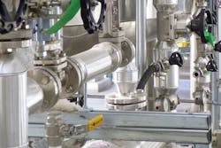 Image 1. In the life sciences industries, just getting to a temperature sensor can be a problem because of the number of surrounding devices, and the need to maintain cleanliness. All images courtesy of Endress+Hauser Image 1. In the life sciences industries, just getting to a temperature sensor can be a problem because of the number of surrounding devices, and the need to maintain cleanliness. All images courtesy of Endress+Hauser