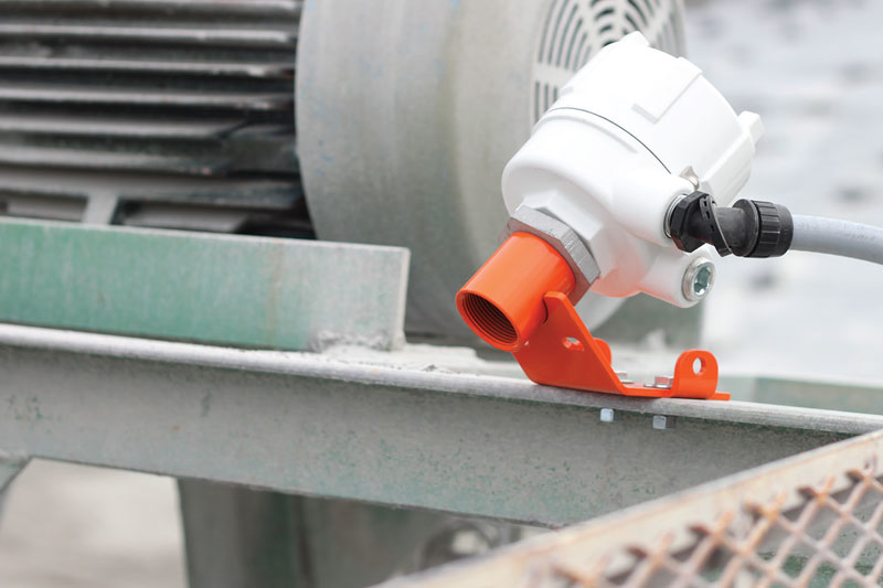 Sensors are used to back the blade away during stoppages or when running empty.