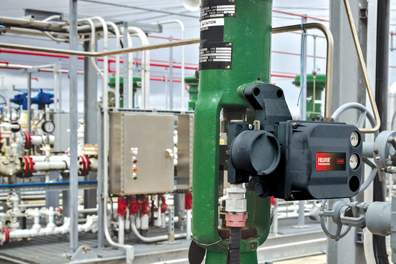 Image 1. Eliminating unnecessary specs and options cuts costs and speeds delivery of control valves, such as this globe-style assembly. All graphics courtesy of Emerson Automation Solutions