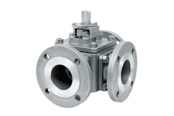 Multiport ball valve. Image courtesy of Flo-Tite Valves & Controls Multiport ball valve. Image courtesy of Flo-Tite Valves & Controls