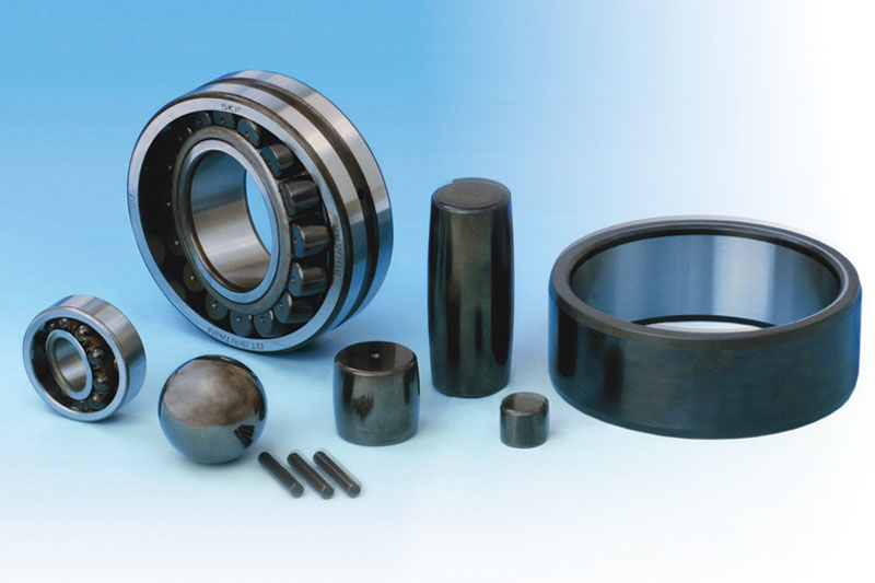 A variety of rolling bearings with patented wear-resistant carbon coatings. All images courtesy of SKF USA Inc.
