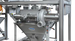 A centrifugal blower can help reduce material waste by returning captured dust to the process. (All images courtesy of Hapman)