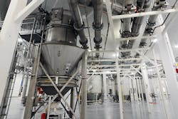 Pneumatic conveying installation. All images courtesy of Schenck Process. Pneumatic conveying installation. All images courtesy of Schenck Process.