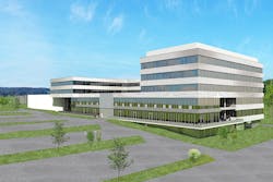 A visualization of ABB’s future innovation and training campus at the home of B&R in Eggelsberg, Upper Austria A visualization of ABB’s future innovation and training campus at the home of B&R in Eggelsberg, Upper Austria