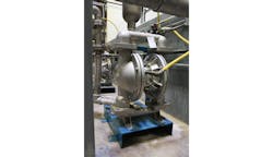 While plastic pumps are typically a go-to pumping technology in chemical processing, there can be instances where metal pumps are a better choice for the operator. Specifically, bolted, ductile-iron AODD pumps from Wilden® can meet the needs of the processor through efficient operation and reliable prevention of leaks and cross-contamination, and they do it at a lower price point than stainless-steel models. While plastic pumps are typically a go-to pumping technology in chemical processing, there can be instances where metal pumps are a better choice for the operator. Specifically, bolted, ductile-iron AODD pumps from Wilden® can meet the needs of the processor through efficient operation and reliable prevention of leaks and cross-contamination, and they do it at a lower price point than stainless-steel models.