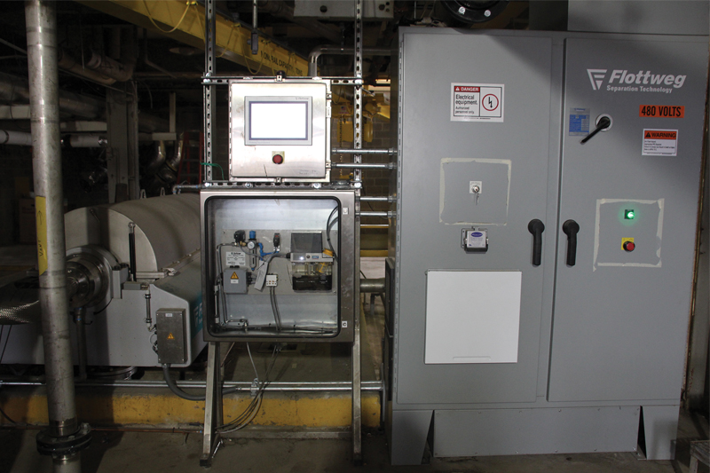 Easy-to-use, built-in monitoring makes the Flottweg Z5E Decanter simple to operate. All graphics courtesy of Flottweg Separation Technology