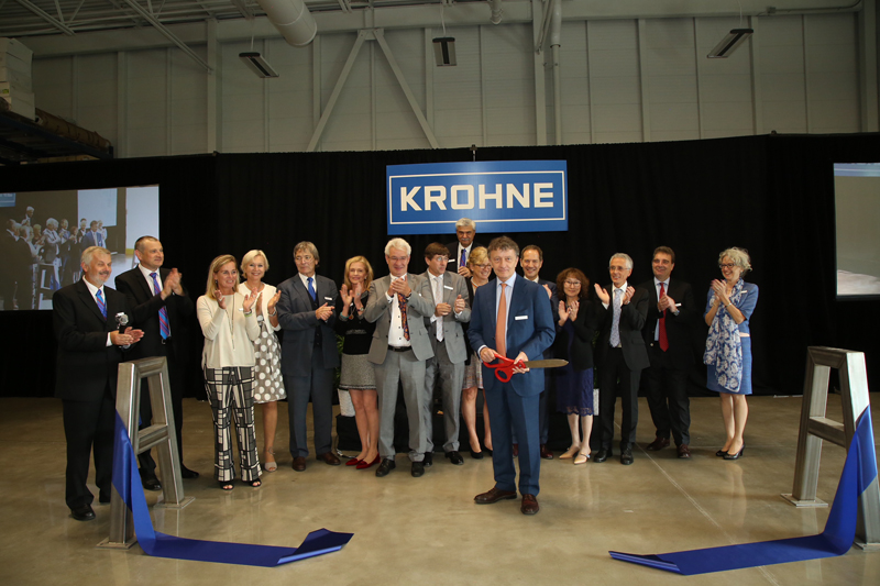 KROHNE Inc. opened its new flow and level instrument manufacturing and calibration facility in Beverly, Massachusetts. Photo courtesy of KROHNE