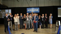 KROHNE Inc. opened its new flow and level instrument manufacturing and calibration facility in Beverly, Massachusetts. Photo courtesy of KROHNE