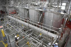 Large hygienic mixing system. All images courtesy of EPIC Process Systems Large hygienic mixing system. All images courtesy of EPIC Process Systems