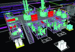 3 D Model Of Hygienic Process System 800 3 D Model Of Hygienic Process System 800