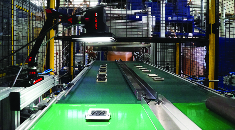 Installation at Mahle. All images courtesy of Inspekto