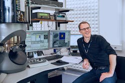 Topsoe’s Stig Helveg, winner of the the 2019 Innovation in Materials Characterization Award, next to the electron microscope that plays a pivotal role in his research. Image courtesy of Topsoe. Topsoe’s Stig Helveg, winner of the the 2019 Innovation in Materials Characterization Award, next to the electron microscope that plays a pivotal role in his research. Image courtesy of Topsoe.